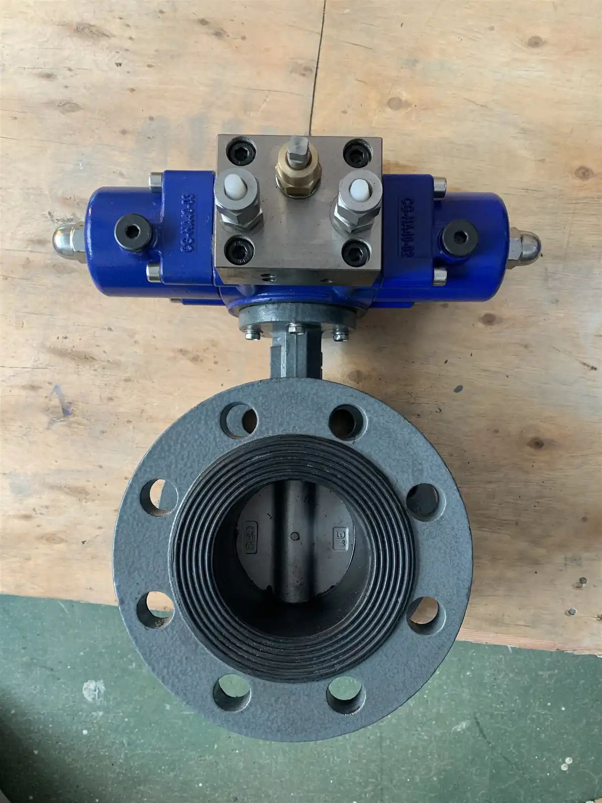 Bronze/Stainless Steel/Copper Electric/Hydraulic/Pneumatic Marine flanged ball valves Ball Valve for Ship side view