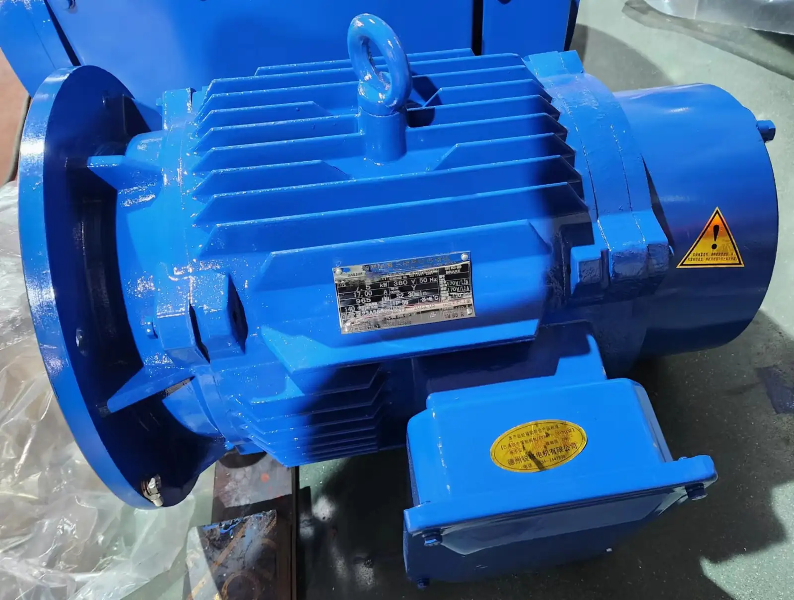 Marine Brake Motor Marine Winch Motor Three-Phase Marine Induction Motor side view