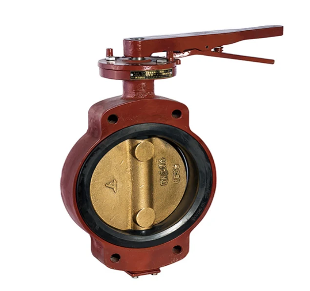 Marine Butterfly Valve Bronze/Steel/Copper Wafer Center Turbine Handle Operated Butterfly Valve for Ship