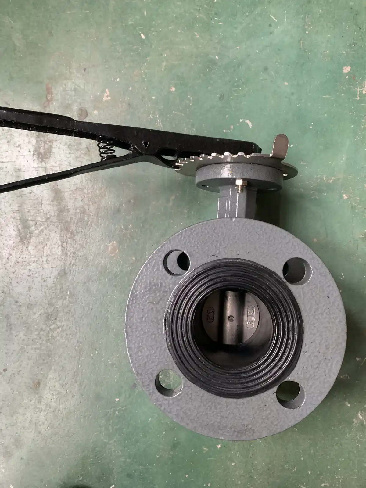 Marine Butterfly Valve Bronze/Steel/Copper Wafer Center Turbine Handle Operated Butterfly Valve for Ship assembly detail