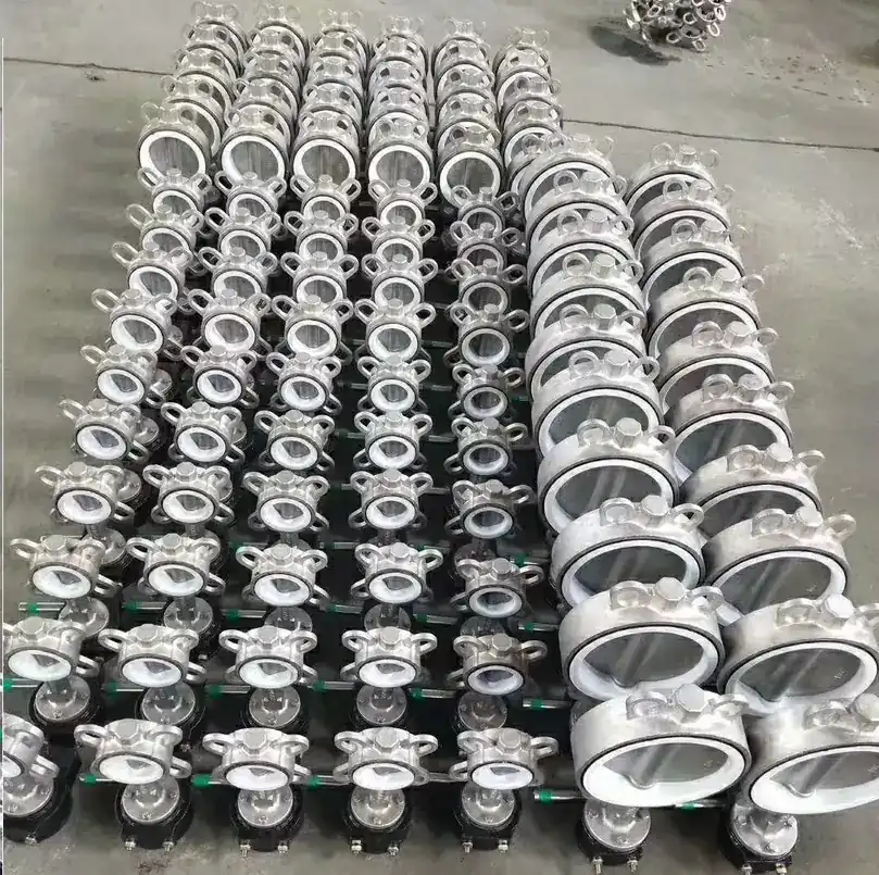 Marine Butterfly Valve Bronze/Steel/Copper Wafer Center Turbine Handle Operated Butterfly Valve for Ship detail view
