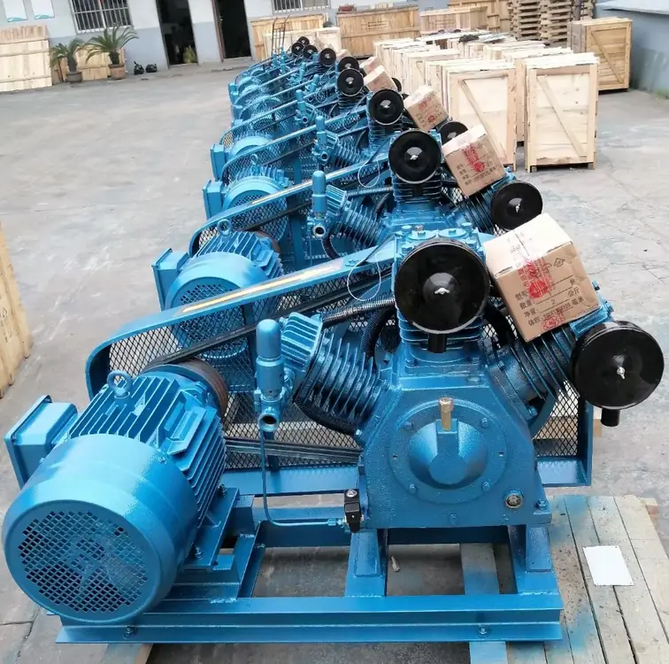 Marine Automatic control air cooling medium pressure piston nautical air compressor