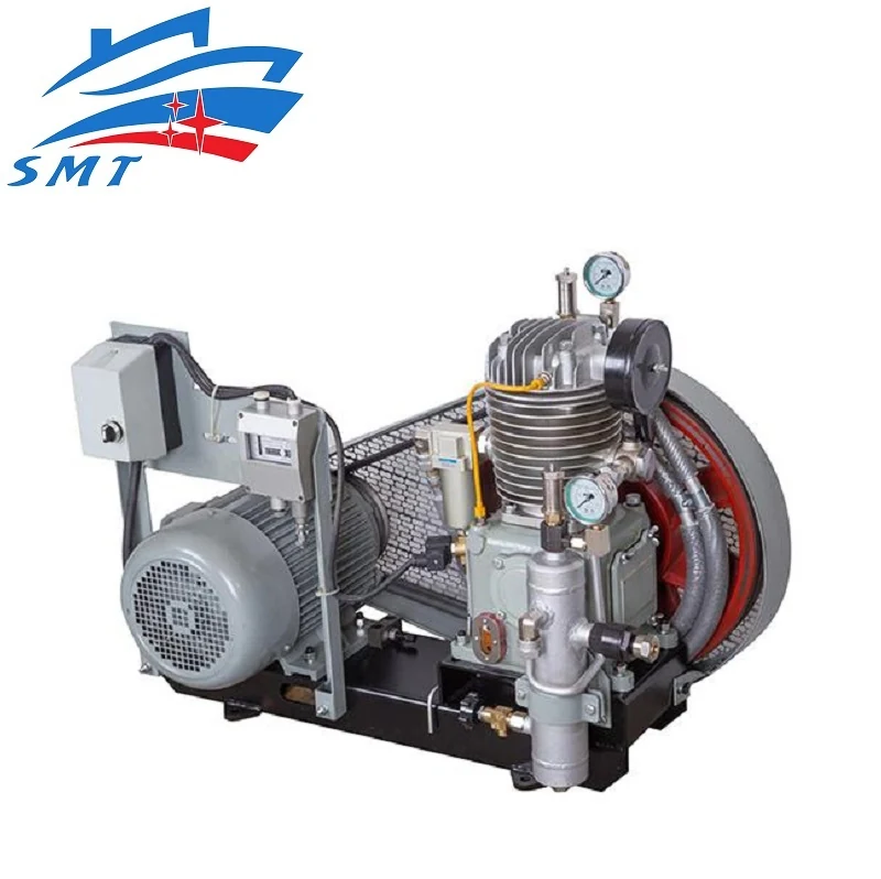 Marine emergency low noise air cooling low pressure air compressor