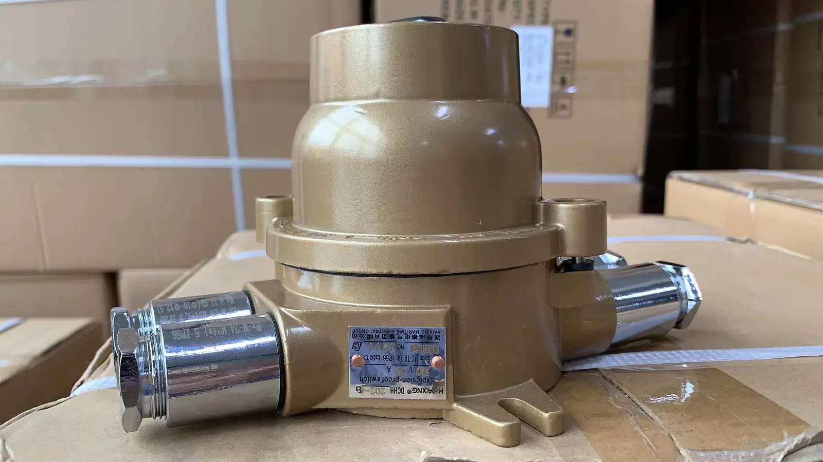 Marine explosion-proof switch for ship detail view