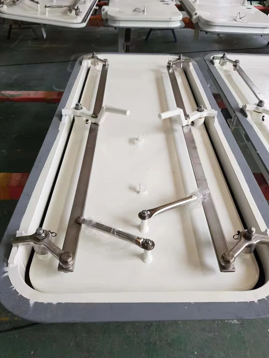 Ship quick acting Fireproof and watertight door detail view