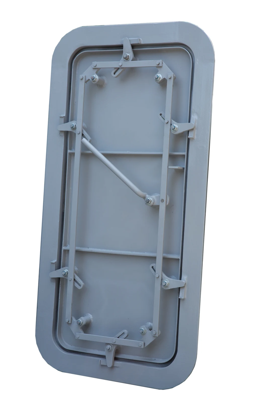 Ship quick acting Fireproof and watertight door side view