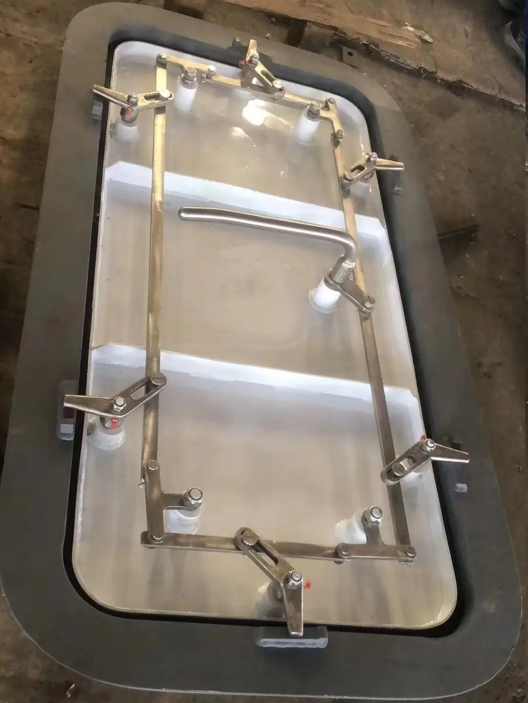 Marine Stainless Steel Aluminum watertight/weathertight doors for yacht detail view