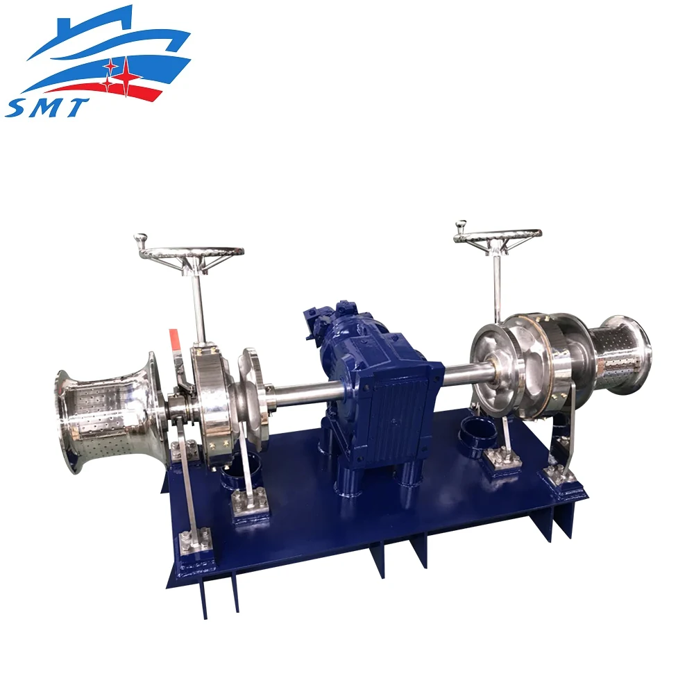 Stainless Steel 316L Double Gypsy Electric Horizontal Anchor Winch Windlass for Yacht