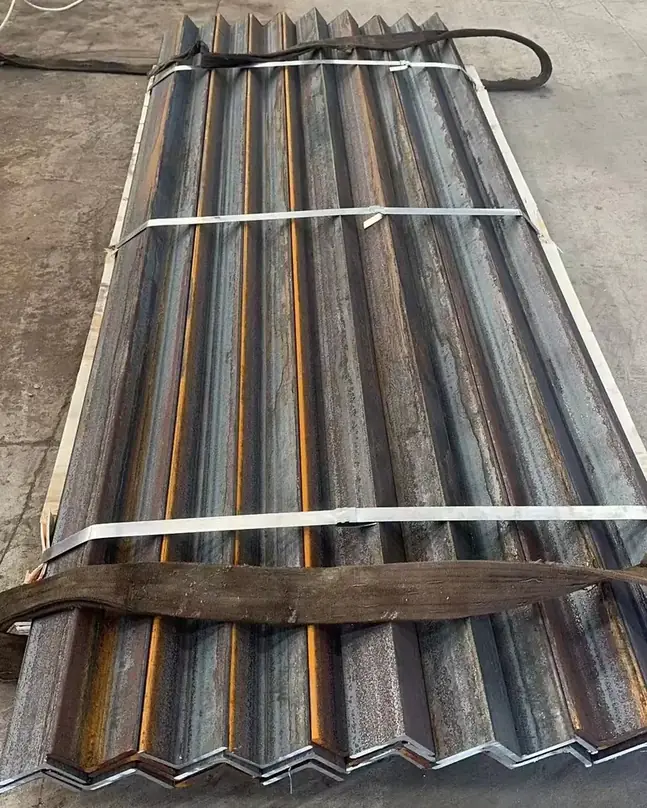 Steel angle bar Shipbuilding & Ship Repair ABS Grade A Steel Angle Marine grade aluminum angle bar side view