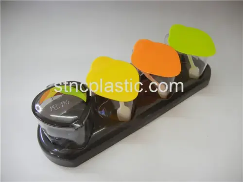 Condiment Box 4PCS NC015332 plastic houseware product photograph