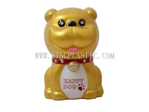 Golden Dog Coin Bank L NC023066 plastic houseware product photograph