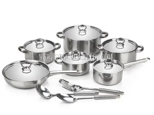 15 Pcs Stainless Steel Kitchen Set NC025944 plastic houseware product photograph