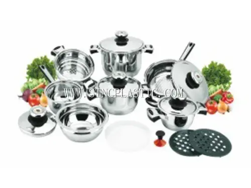 16 Pcs Stainless Steel Kitchen Set NC025945 plastic houseware product photograph