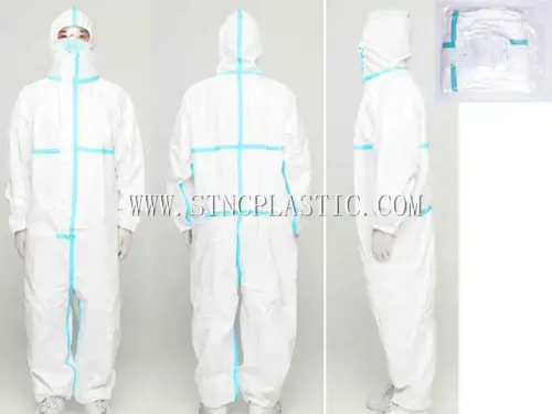 Disposable Midical Protective Clothing With Strip NC027972 plastic houseware product photograph