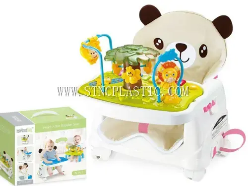 Portable Soften Baby Health Care Musical Booster Seat With Wheels Blue/Pink NC028139 from the Baby Care And Toys range