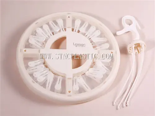 Plastic Round Socks Drying Rack With 24pcs Pegs NC028787 plastic houseware product photograph