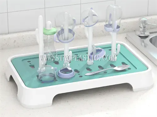 Milk Bottle Sotrage Holder With Tray S NC029884 plastic houseware product photograph