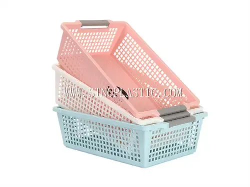 Rectangle Plastic Storage Basket S NC030656 plastic houseware product photograph