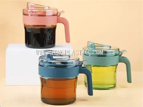 Plastic Seasoning Box With Handle&Cover 350ML NC030680 plastic houseware product photograph