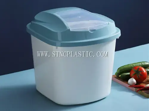 15L Rice Container With Flip Cover NC030701 plastic houseware product photograph