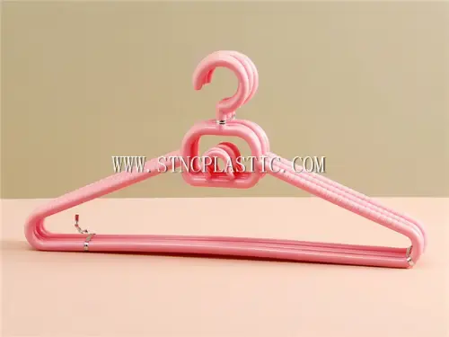 Plastic Foldable Clothes Hanger (5pcs/Pack) NC030861 plastic houseware product photograph
