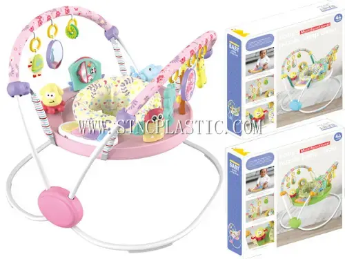 Multifunctional Baby Puzzle Jump Chair(pink/Green/Blue) NC031973 plastic houseware product photograph