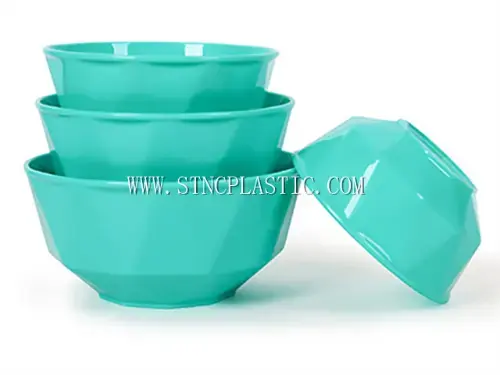 4pcs/Set Plastic Colorful Round Bowl S/M/L/XL NC032522 plastic houseware product photograph