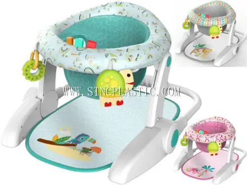 Portable Cartoon Baby Study Chair With 2 Toy Pendants NC032899 plastic houseware product photograph