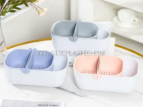 Multi-Purpose Fruit Storage Box With With Strainer Sieve NC033008 plastic houseware product photograph