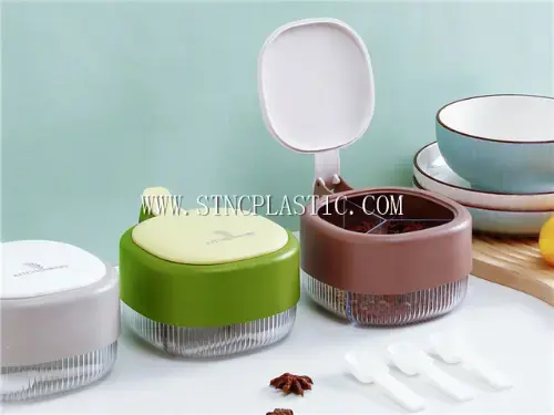 Plastic Condiment Crock W/Cover NC033020 plastic houseware product photograph