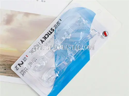 8PCS Acrylic Sticky Wall Hook NC033059 plastic houseware product photograph