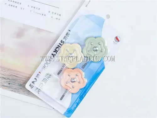 3PCS Sticky Wall Hook NC033063 plastic houseware product photograph