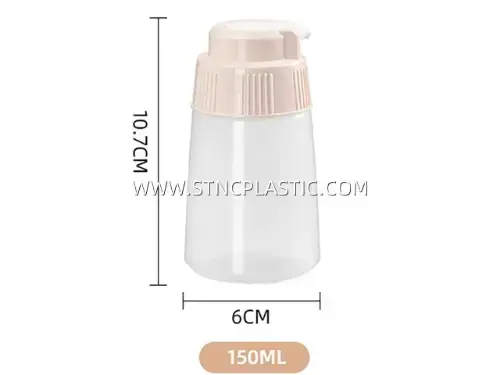 Plastic Measuring Sauce Bottle 150ML NC033405 plastic houseware product photograph