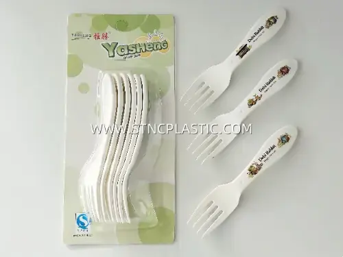 PP Plastic Fork 6pcs NC033558 plastic houseware product photograph