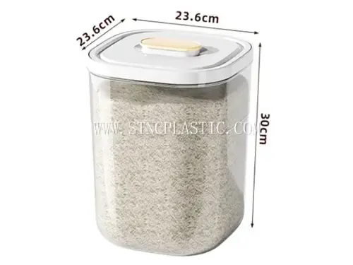 Upgrade Large Capacity PET Transparent Sealed Storage Canister L NC034233 plastic houseware product photograph