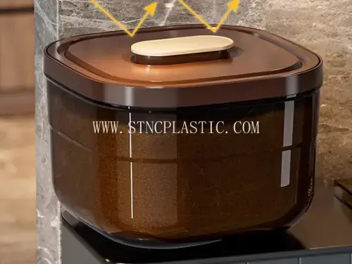 Upgrade Large Capacity PET Transparent Sealed Storage Canister S NC034234 plastic houseware product photograph