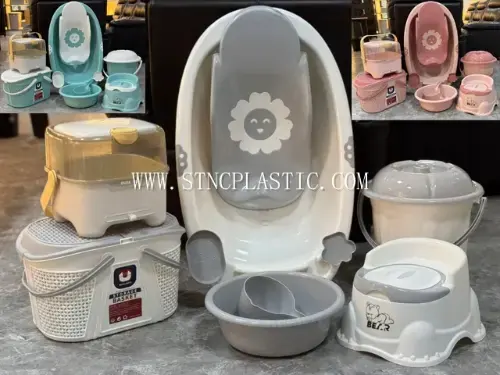 Bath Tub Set 8PCS With Milk Bottle Container NC034785 plastic houseware product photograph