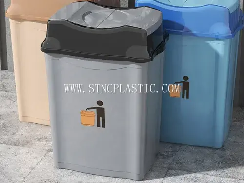 Eco-Friendly Plastic Trash Can 80L NC034845 plastic houseware product photograph