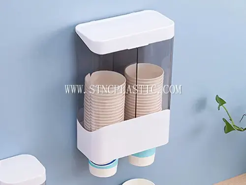 Plastic Two-Hole Cup Dispenser NC034895 plastic houseware product photograph