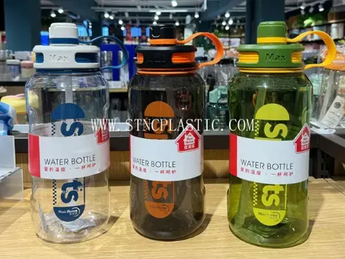 Plastic Water Bottle With Handle And Lock 2L NC034934 plastic houseware product photograph