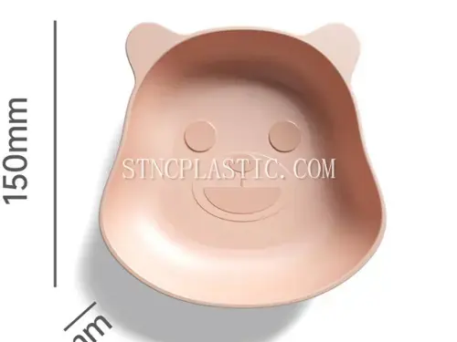 Lovely Cartoon Bear Shaped Multi-Function Plate NC035059 plastic houseware product photograph