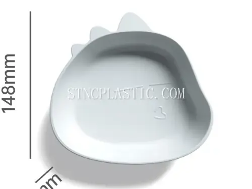 Lovely Cartoon Chick Shaped Multi-Function Plate NC035061 plastic houseware product photograph