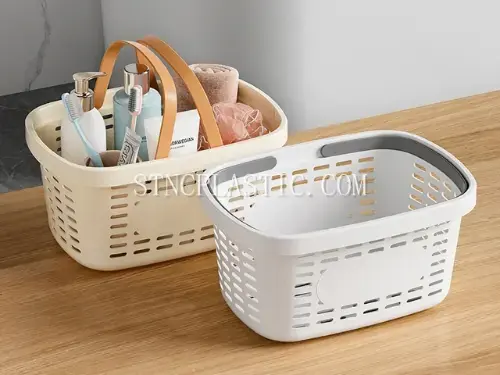 Dopamine-Style Hollow Drainage Handheld Basket NC035123 plastic houseware product photograph