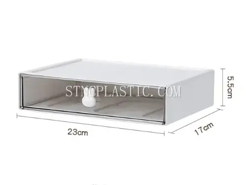 Combined Storage Box With 1 Short Drawer NC035165 plastic houseware product photograph