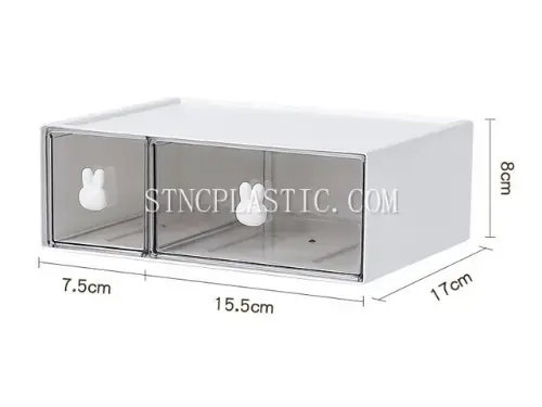 Combined Storage Box With 2 Tall Drawers NC035169 plastic houseware product photograph