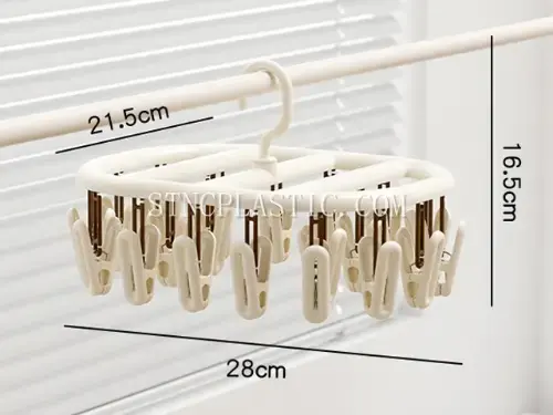 20-Clip Hanging Dryer Rack NC035178 plastic houseware product photograph