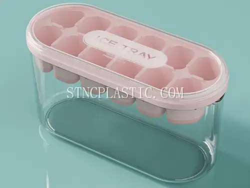 Multi-Purpose Oval 2-Layer Plastic Ice Mold NC035198 plastic houseware product photograph