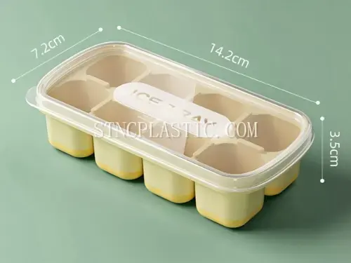 Multi-Purpose Rectangular Plastic Ice Mold NC035199 plastic houseware product photograph