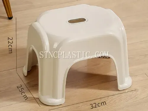 Stackable Transparent Plastic Stool L NC035240 plastic houseware product photograph