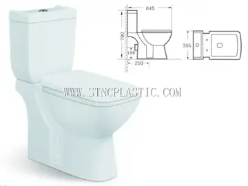 Toilets P-TRAP:180 NC025946